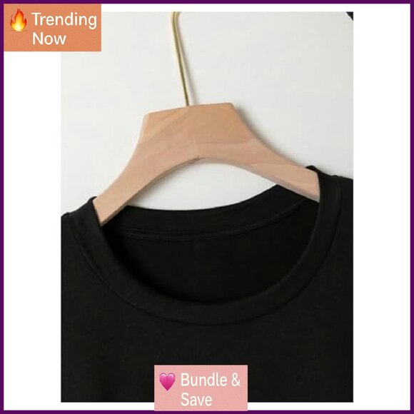 Women's Cherry Graphic Tee Baggy Fit Short Sleeve Crewneck Top - Picture 3 of 6